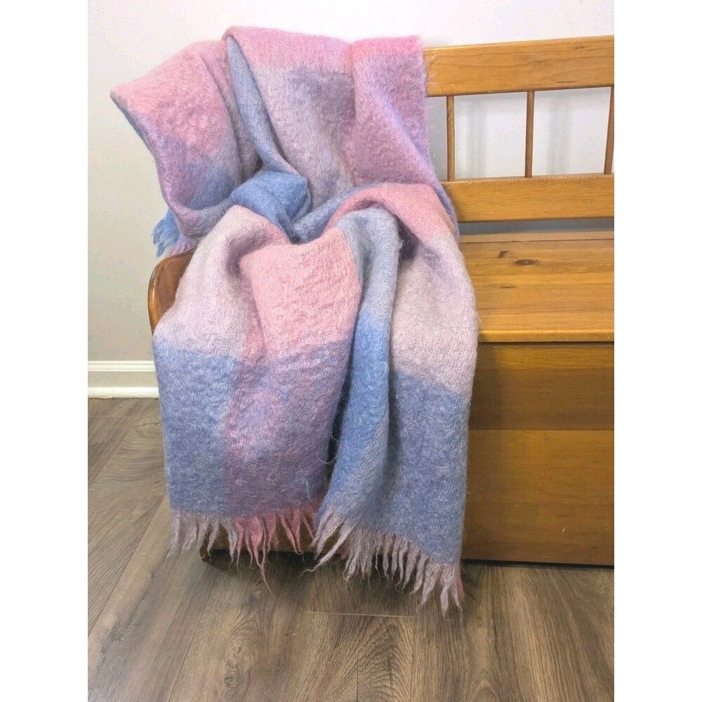 Avoca Handweavers Vintage Irish Throw Blanket